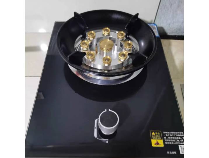 Cuisinière à gaz 7.2kw, poêle simple, pétrole liquéfié, bureau intégré, poêle naturel unique, feu féroce domestique AE