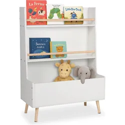 Relaxdays, Kinderregal, Kindershelf (68 x 32 x 94 cm)