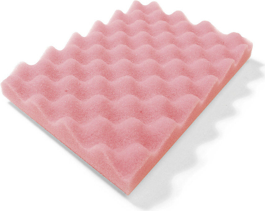 ESD-Noppenschaumlage, PU-Schaum, 25 kg/m³ Dichte, VE 100 Stk, LxB 250 x 191 mm ratioform
