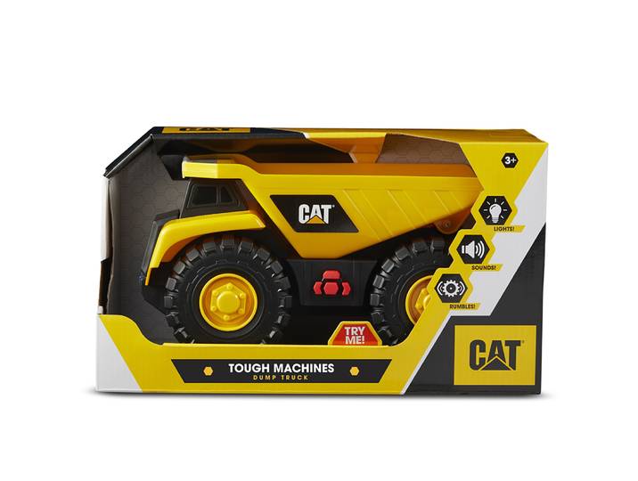 CAT - Tough Machines 25 cm Camion Benne Sons et lumières et vibration