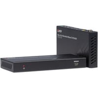 HDMI 4K60 HDBaseT Extender, HDMI Verlängerung schwarz, 150m, Cat.6