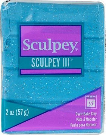 Artemio Sculpey polymeerklei, 57 gram - blauw, glanzend