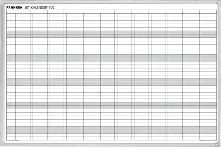 FRANKEN JetKalender 703 Jahresplaner, Monatseinteilung 90,0 x 60,0 cm