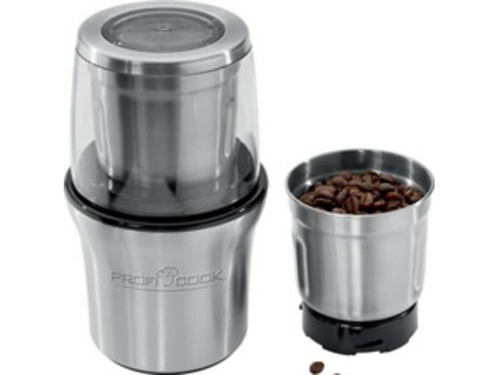 Moulin à café PC-KSW 1021, argent