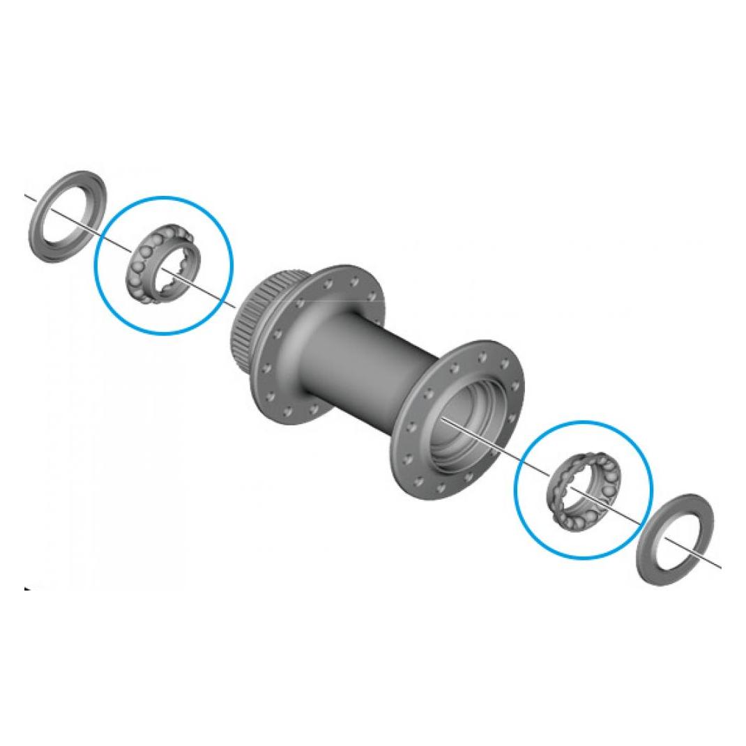 Shimano Kugelring WH-RS710 front 5/32" (39187151)