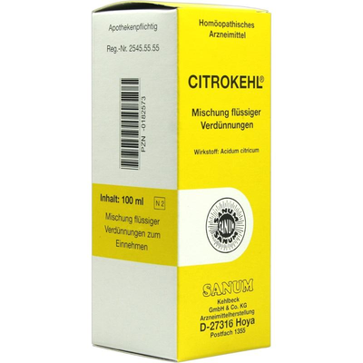 SANUM-KEHLBECK GmbH & Co. KG CITROKEHL Tropfen 100 ml 00182573