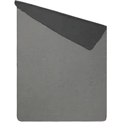 benuta Nest Decke Mona Grau 140x200 cm - Moderner Kurzflor-Teppich für Wohnzimmer