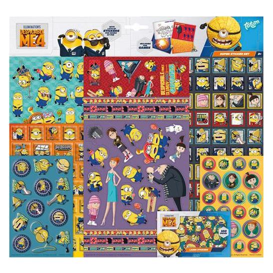 Totum Minions Aufkleber-Set XL (300 Sticker) (46387342)