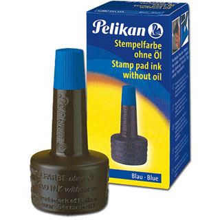 Pelikan Stempelfarbe 4K, blau, Inhalt: 28 ml