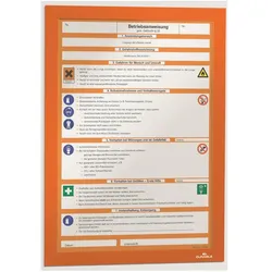 Durable, Informationsschild, Magnetrahmen