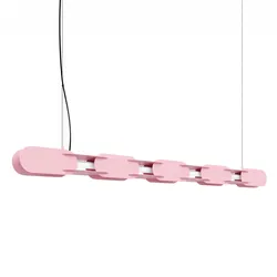 TH.1044 Pendelleuchte CHAIN 158 rosa LED 4000K