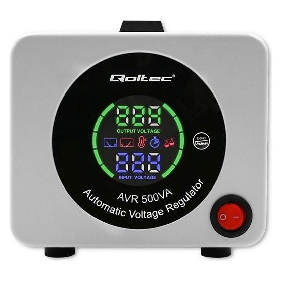 Qoltec 50722 Automatic Voltage Stabilize (1 Stk.) (50722)