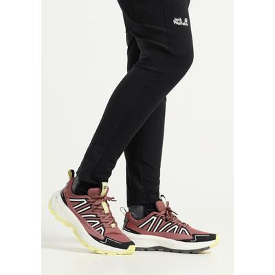 Wanderschuh JACK WOLFSKIN "WILD HIKE LOW W", Damen, Gr. UK4-EU37, atmungsaktiv, Normalschaft, rosa (mineralrot), Obermaterial: 100% Polyester. Futter: 100% Polyester, Schuhe Wanderschuh, Leichter Wanderschuh, atmungsaktiv, komfortabel