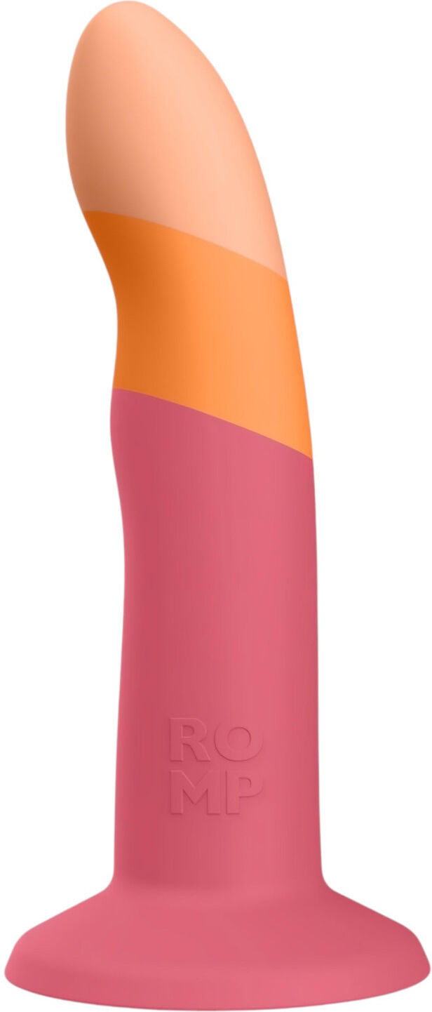 ROMP Dizi - flexible silicone dildo (pink-orange)