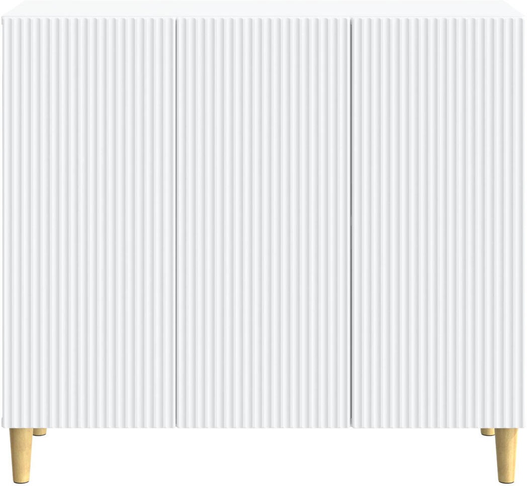 George Oliver 89cm Sideboard White 80cm H X 89cm W X 34.5cm D