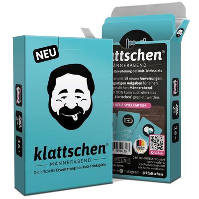 DENKRIESEN - klattschen® - Männerabend - SPIELKARTENKARTON 'Das wahrscheinlich beste Trinkspiel aller Zeiten'