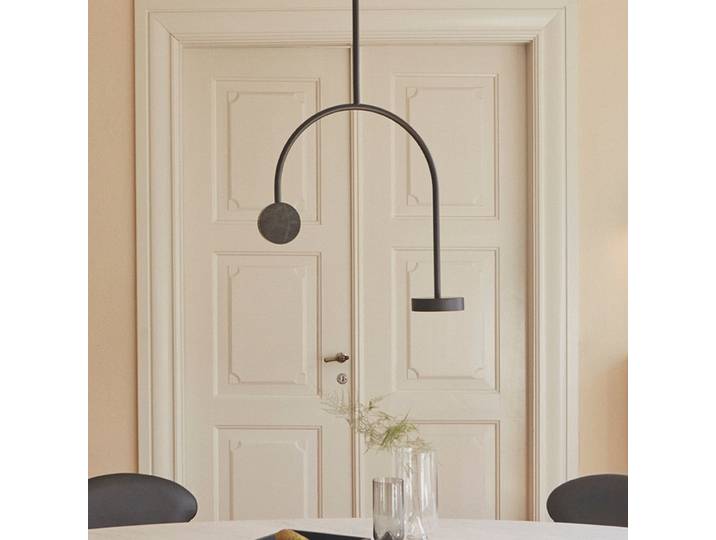 Grasil Hanglamp Zwart/Zwart - AYTM - Woonkamer - Designer - Metaal - 1 lamp