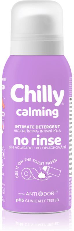 Chilly Soothing No Rinse gentle cleansing foam for intimate hygiene 100 ml