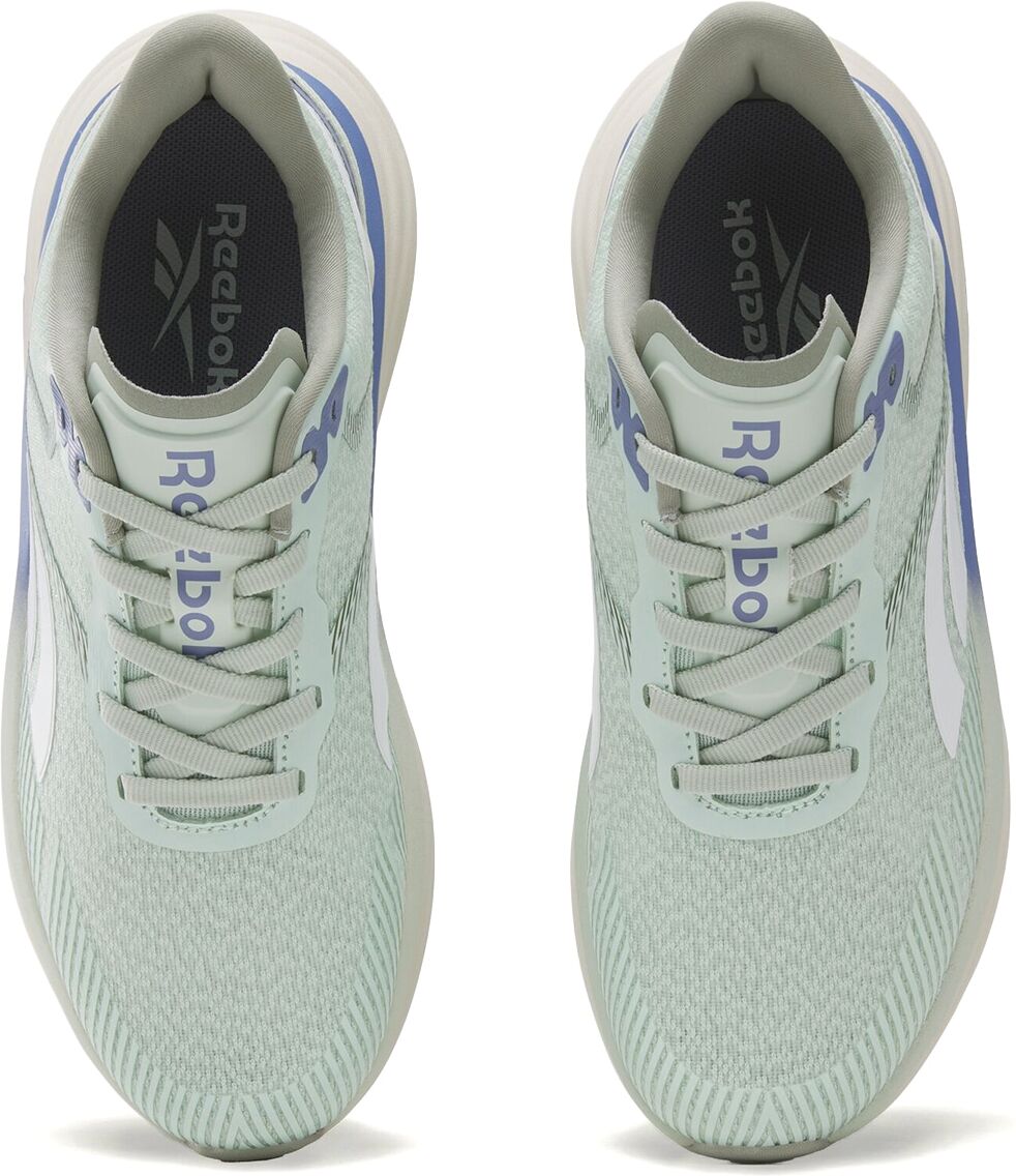 Laufschuh REEBOK "REEBOK VIVA SPEED", Damen, Gr. 37,5, grün (dew, weiß, hazy blau), Synthetik, Textil, Schuhe Laufschuh dew, weiß, hazy blau 37,5