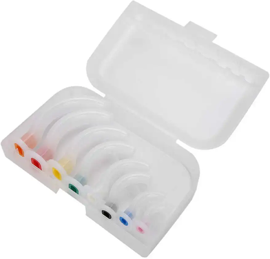 Fusion Finds Disposable Oropharyngeal Airway Set Color Coded Oral Airway Kit For First Aid & Emergency Care Disposable Oropharyngeal Airway Set Color Coded Oral Airway Kit For First Aid & Emergency Care