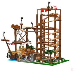 Mould King 11013 Double Helix Achterbahn