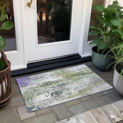 Addison Rugs Machine Washable Indoor/ Outdoor Abstract Pixels Chantille Rug