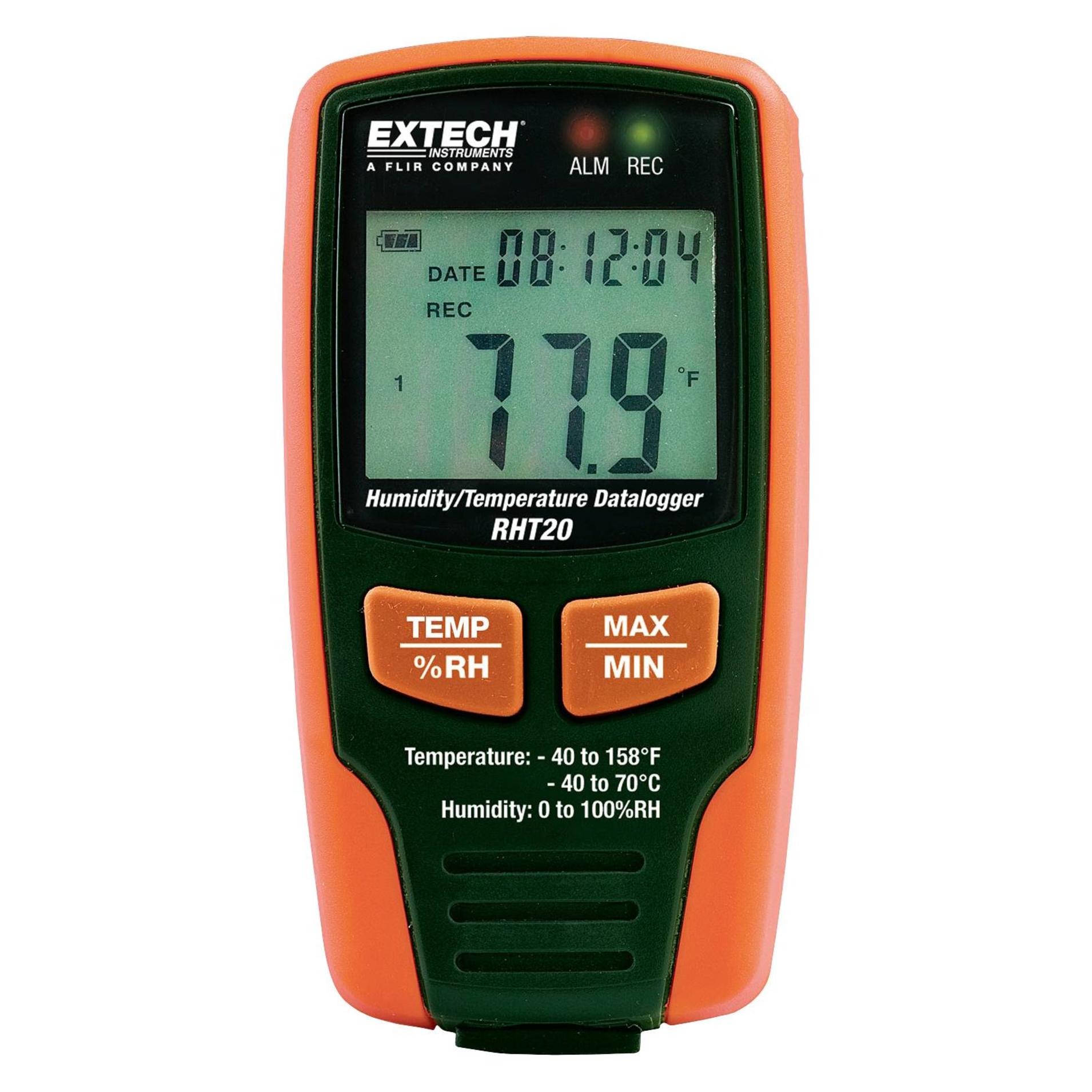 Extech Instruments Datenlogger, 1 Kanäle, USB, 16000 Messungen (RHT20)