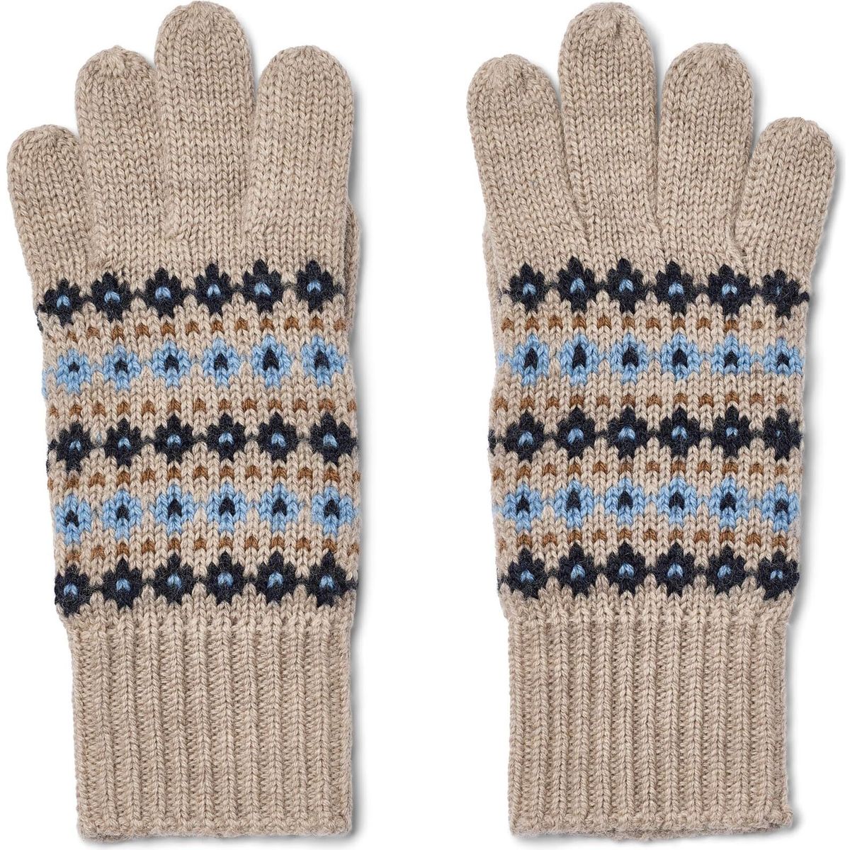 Wheat Finger Gloves Bobbe warm sand melange (9574) XXL 7629-567-9574-XXL/10-12y