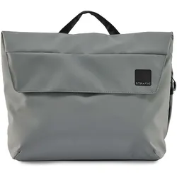 Stratic Vibe Aktentaschen Messenger 38 cm Laptopfach (16.14"), Notebooktasche, Grau