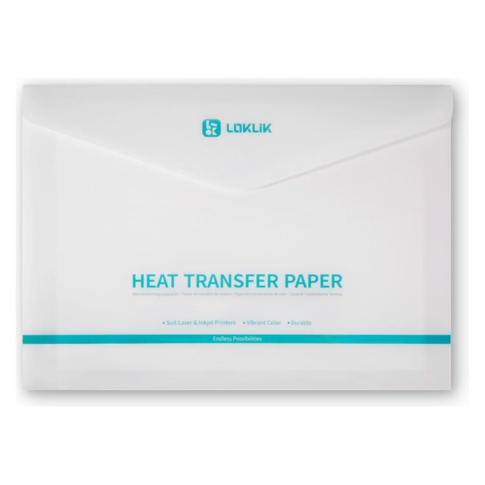 Loklik Heat Transfer Paper Sheet - 8 Pack - Dark (SG-RZYZ-9991-US-L-B2B)
