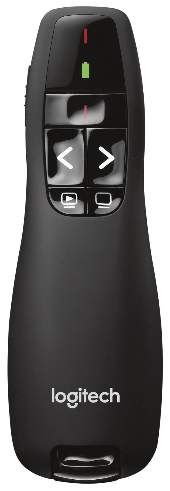 Logitech Wireless Presenter R400 Präsentations-Fernsteuerung - schwarz 910-001357