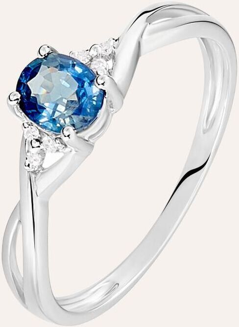 Stroili Anello Charlotte Oro Bianco Zaffiro Diamante Collezione: Charlotte - Misura 60 Oro Bianco