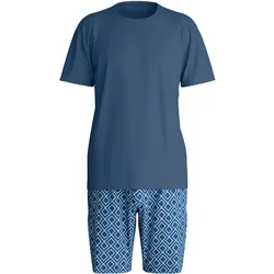 Tchibo - Calida Relax Streamline 2 Shorty-Pyjama - Herren - Gr. L - print/print