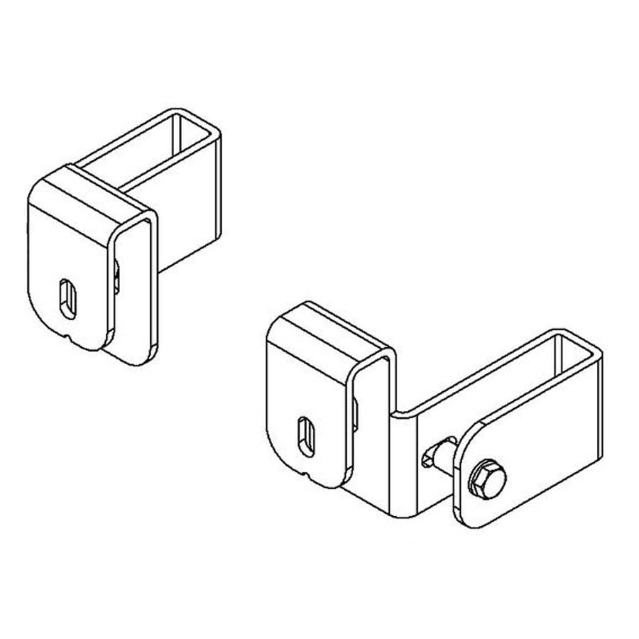 Hailo Professional Hailo Haken mit Holmumfassung für Schachtleitern mit 60x20mm Holmabmessung