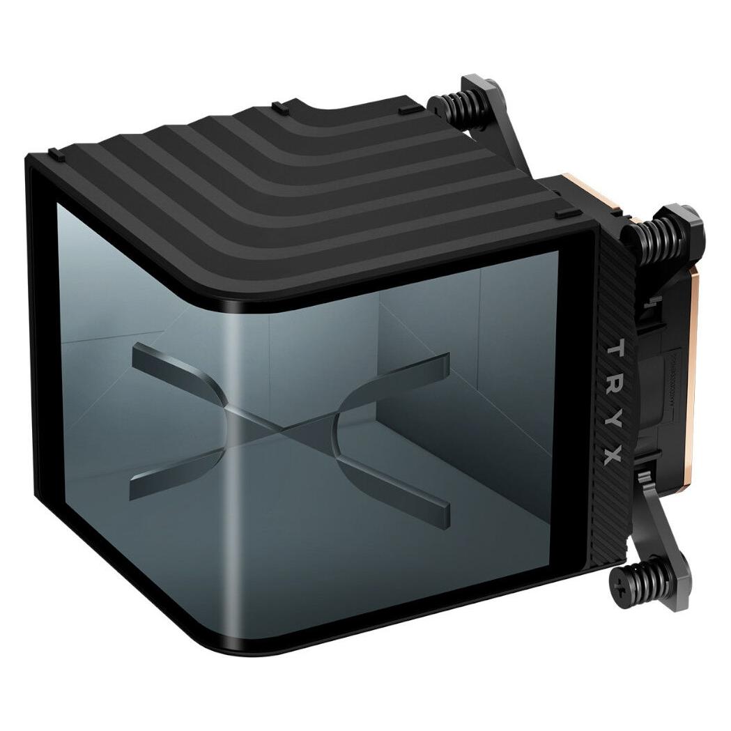 TRYX Panorama CPU Wasserblock, AMOLED-Display, Intel- und AMD-Sockel - schwarz (L-P0CL-DS0M-G0K)