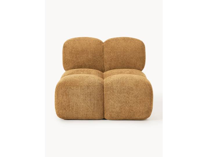 Module central en peluche-bouclette Tayla