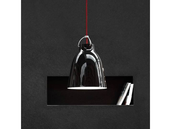 Design hanglamp Caravaggio P2, dimbaar, zwart, Woon-/ Eetkamer, Aluminium, Design, hanglamp