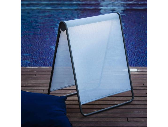 FARO BARCELONA LED-Terrassenleuchte Cadaqués, blau Cadaqués, blau, Aluminium, Modern