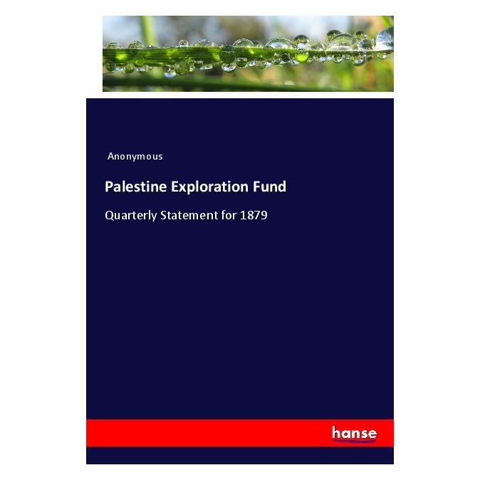 Hansebooks Palestine Exploration Fund (Softcover, Anonymous) (56910948)