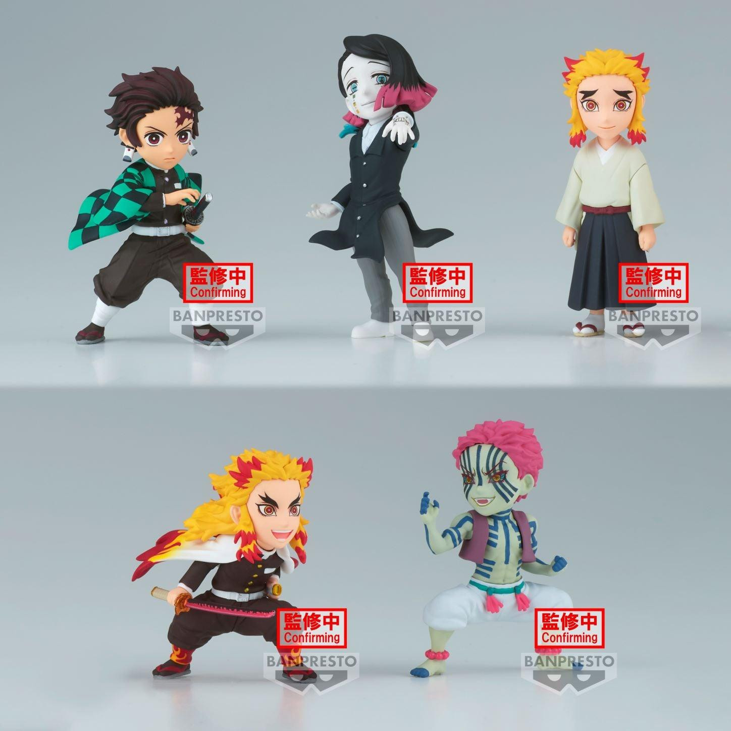 Banpresto Demon Slayer WCF-serie Display met 12 figuurtjes, 7 cm