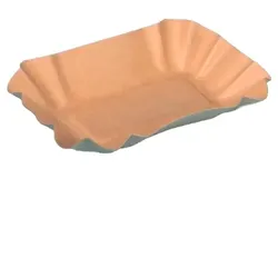 Pack4Food24 2000 Bio Pappschalen Currywurst Snackschalen braun Frischfaser fettdicht 9x14x3cm