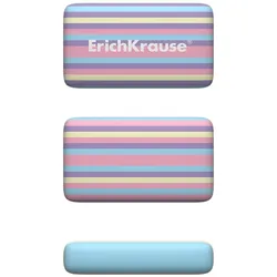 1 Radiergummi Pastell 4,4 x 2,5 x 1 cm weicher Radierer Schule Büro Atelier Uni