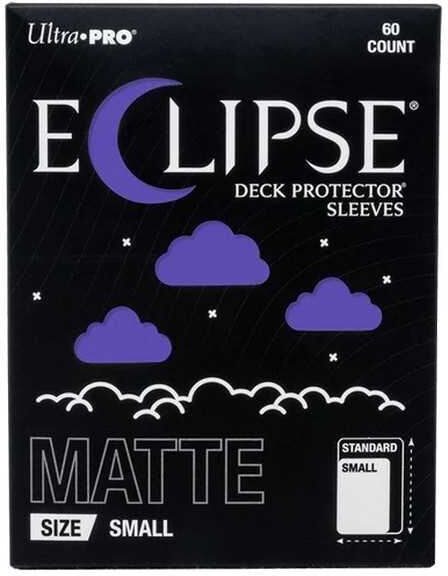 Ultra PRO Eclipse Matte Small Deck Protector Sleeves: Royal Purple (60ct) for Trading Cards