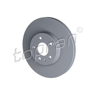Topran Bremsscheibe Vorderachse Belüftet [Hersteller-Nr. 113009] für Audi