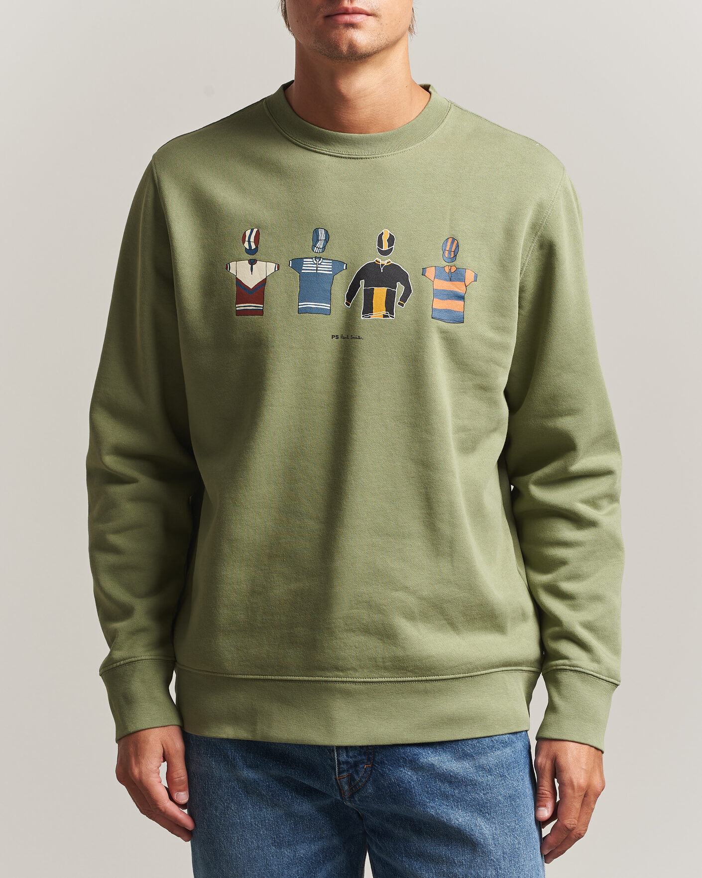 PS Paul Smith Cycle Jersey's Crew Sweatshirt Green men L Grøn