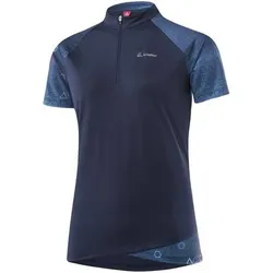 LÖFFLER Damen Trikot W BIKE SHIRT HZ AXO RISE, Größe 48 in Blau Blau