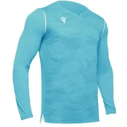 Macron, Herren, Sportshirt, Ares (3XS), Mehrfarbig, Weiss, Blau