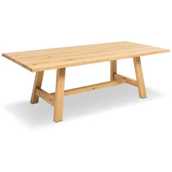 SCHÖNER WOHNEN-Kollektion Esstisch Chester 250 x 110 cm Holz Braun Wildeiche