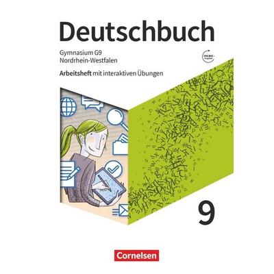 Deutschbuch Gymnasium - Nordrhein-Westfalen - 2023 - 9. Klasse - Arbeitsheft mit interaktiven Übungen auf scook.de, Taschenbuch von Angela