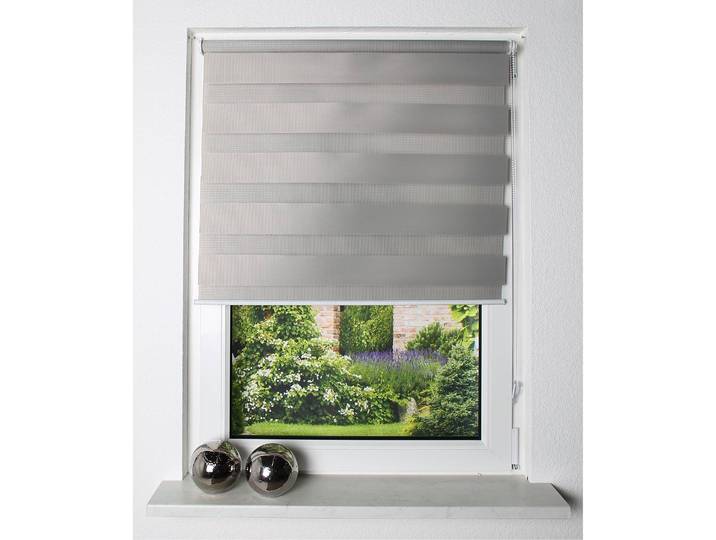 Duo-Rollo Zebra 50 x 150cm Grau/Grau